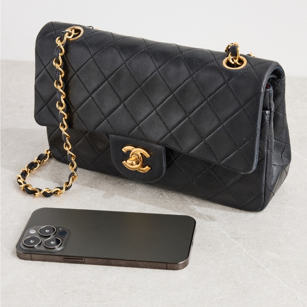 Chanel Small Classic Double Flap Bag in Quilted Lambskin
